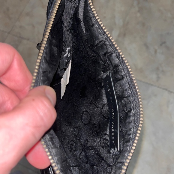 Marc Jacobs 100% Cow Leather Shoulder Bag Purse Black Women’s - Picture 8 of 10